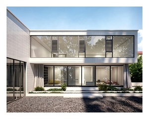 Modern Design Double Pane Glazed Miami Dade Hurricane Impact Soundproof Seal Black Aluminum Casement Window for House Apartment