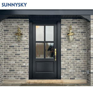 Sunnysky Modern American Design House Entrance Front Pivot Door Front Entry Pivot Doors