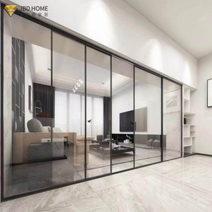 American Project NFRC Sliding Glass Doors Balcony Double Glass Hurricane Impact