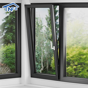 Custom German Hardware Thermal Break Aluminum Triple Glazed Passive House Window