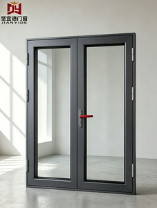Thermal Break Aluminium Casement Doors CE Certified European Villas