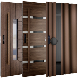 Residential Exterior Aluminum Security Entrance Door