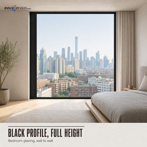 Aluminum Double Glazed Others Windows Design Aluminium Casement Micro-ventilation Window Manufacturer Burglar Proof Windows