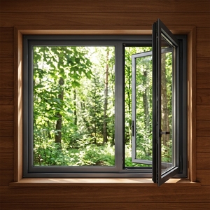 NFRC Certified Thermal Break Double Glaze Energy Efficient Modern Soundproof Aluminum Casement Windows For House Villa Tilt Turn