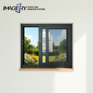 Modern Horizontal Aluminum Sliding Window With Tempered Glass Waterproof Custom Color For Residential Building Projects