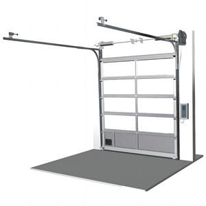 Acrylic Aluminum Clear Garage Door Full View Customized Classic Collection Overhead Sectional Door