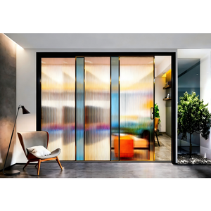 AS2047 Modern Double Glazed Stacker Sliding Aluminum Alloy Doors Windows