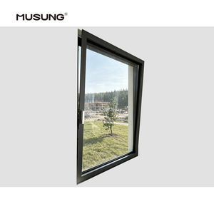 Custom Villa House Project Window and Door Thermal Break Insulated Window Soundproof Double Glazed Aluminum Casement Windows