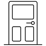 Entry door icon