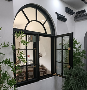 Shatterproof & Corrosion Resistant Aluminium French Windows for Exteriors Bedrooms & Farmhouses