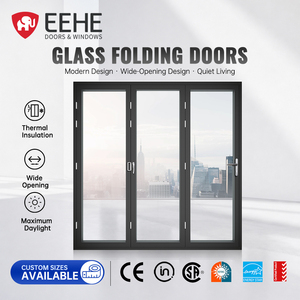 EEHE Powder Coated Aluminium Sliding Folding Door