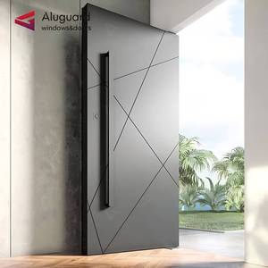Exterior Residential Villa Front Entry Double Door with Light Aluminum Alloy Security Doors