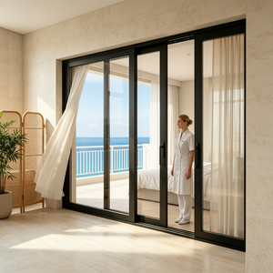 Courtyard Hurricane Resistant Sliding Door