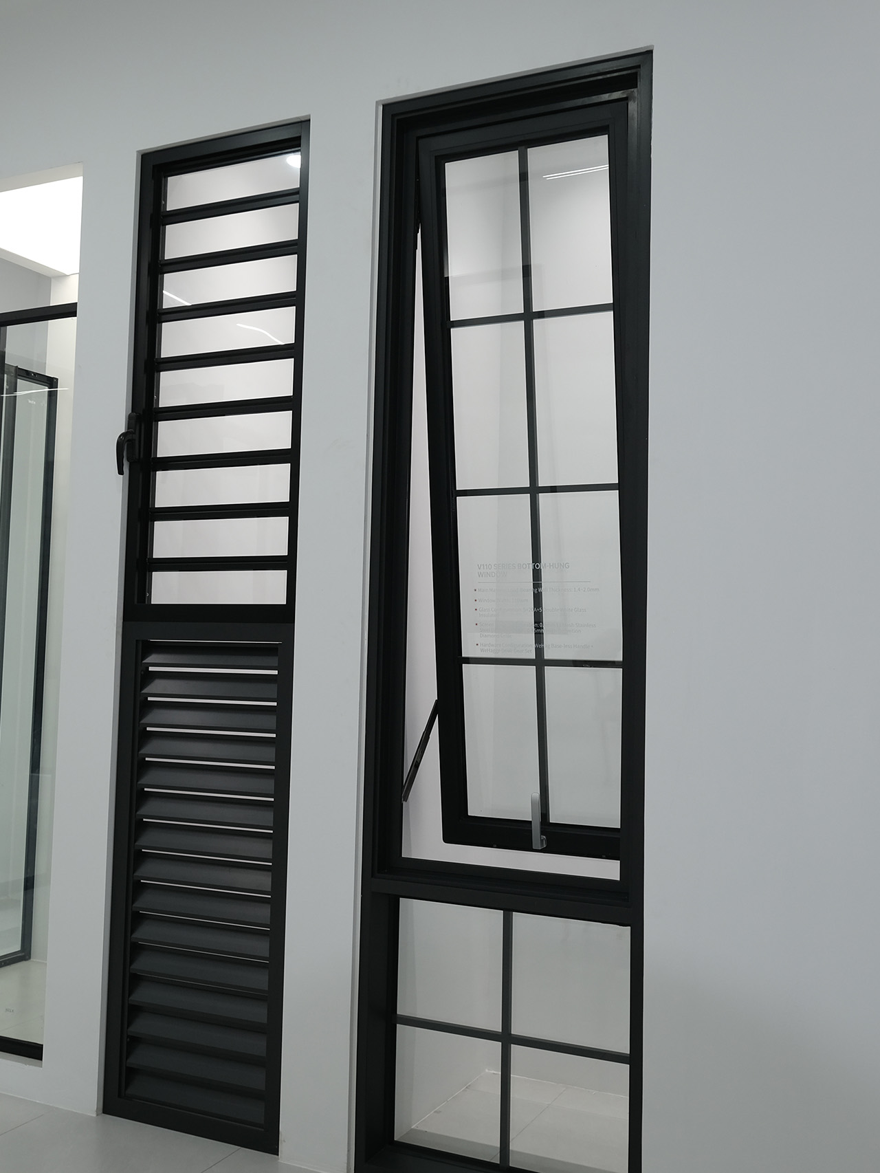 Outward Tilting Architectural Awning Window System
