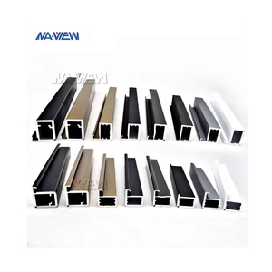 Aluminium Partition Profile Glass Side Shutter Doors
