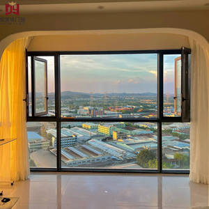 Direct From Factory: Aluminum Casement Windows with Inward/Outward Opening & Tilt-In Option