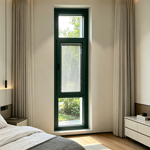 RC4 Weather Resistant Aluminum Tilt and Turn Casement Window for Sunroom Extension Villa Balcony Custom Hardware Handle