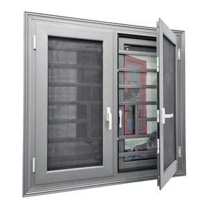 Thermal Break Aluminum Frame Double Glazed Window Casement Windows