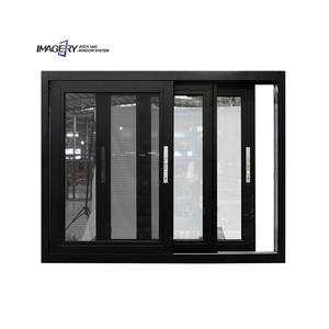 Modern 3 Tracks Aluminum Door and Window Triple Glazed Sliding Windows