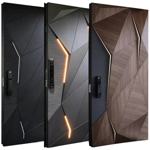 Foshan Factory Customized Modern Villa Aluminum Alloy Security Pivot Swing Doors