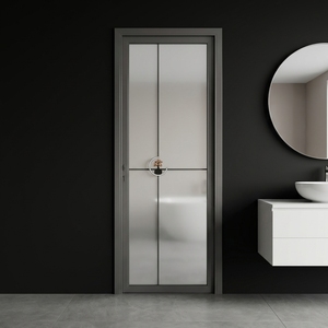 Hot Selling Simple Waterproof Aluminum Frame Door