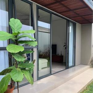 Wholesale Price Modern Aluminum Sliding Door Double Glass Customized Hurricane Impact Heat Insulation Waterproof Kitchen