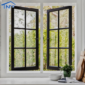 Modern Hurricane Impact Double Glazed Swing Window