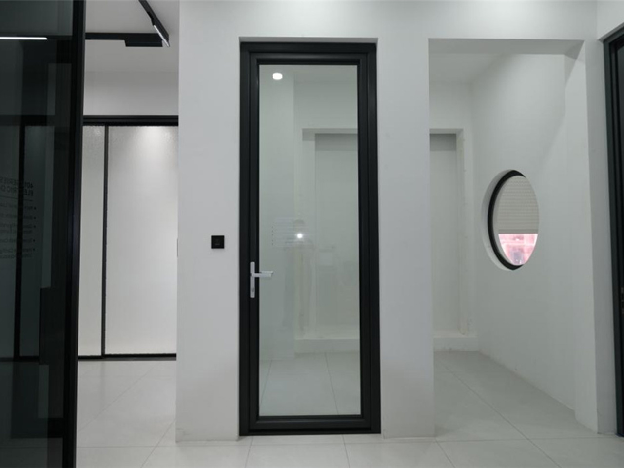 Double leaf French casement door profile detail