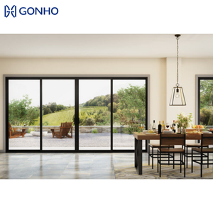 Narrow Frame Glass Pocket Slide Doors