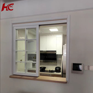 Bullet Proof Glass Aluminum Sliding Window