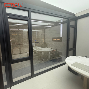 Modern Aluminum Alloy Broken Bridge Fixed Casement Windows