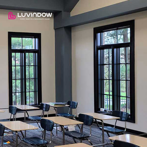 American Style Double Safety Glass Residential Window