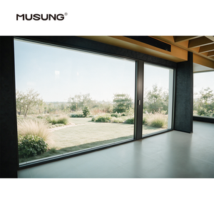 Ultra Large View Aluminum Windows Heat Insulated Soundproof