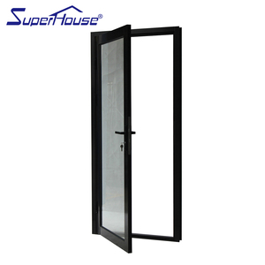 Modern Single Exterior Aluminum Door Commercial Storefront