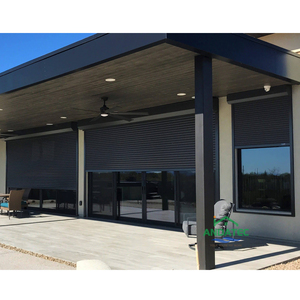 Aluminum Automatic 10x7 Roll up Insulated Garage Door Kit