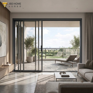 Modern Sliding Glass Doors Narrow Frame Design Patio Balcony