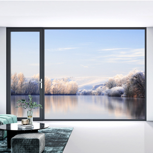 Fuson Golden Supplier Models Aluminum Windows Casement Windows With Golden Steel Screen Net With Reasonable Price