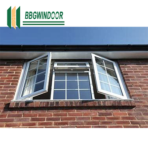 Lukliving Brown Color Aluminum Casement Windows Casement Windows for House