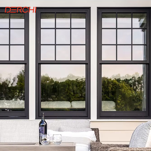 Double Hung Windows Modern Design High Quality of Aluminium Sash Windows Custom Hung Windows