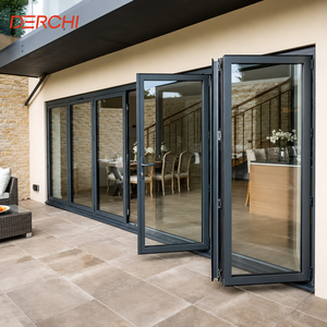 Hurricane Proof Aluminum Bifold Folding Door