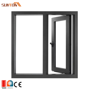 AS2047 Australian Standard Aluminium Alloy Double Glazed Glass Door and Aluminum Casement Window