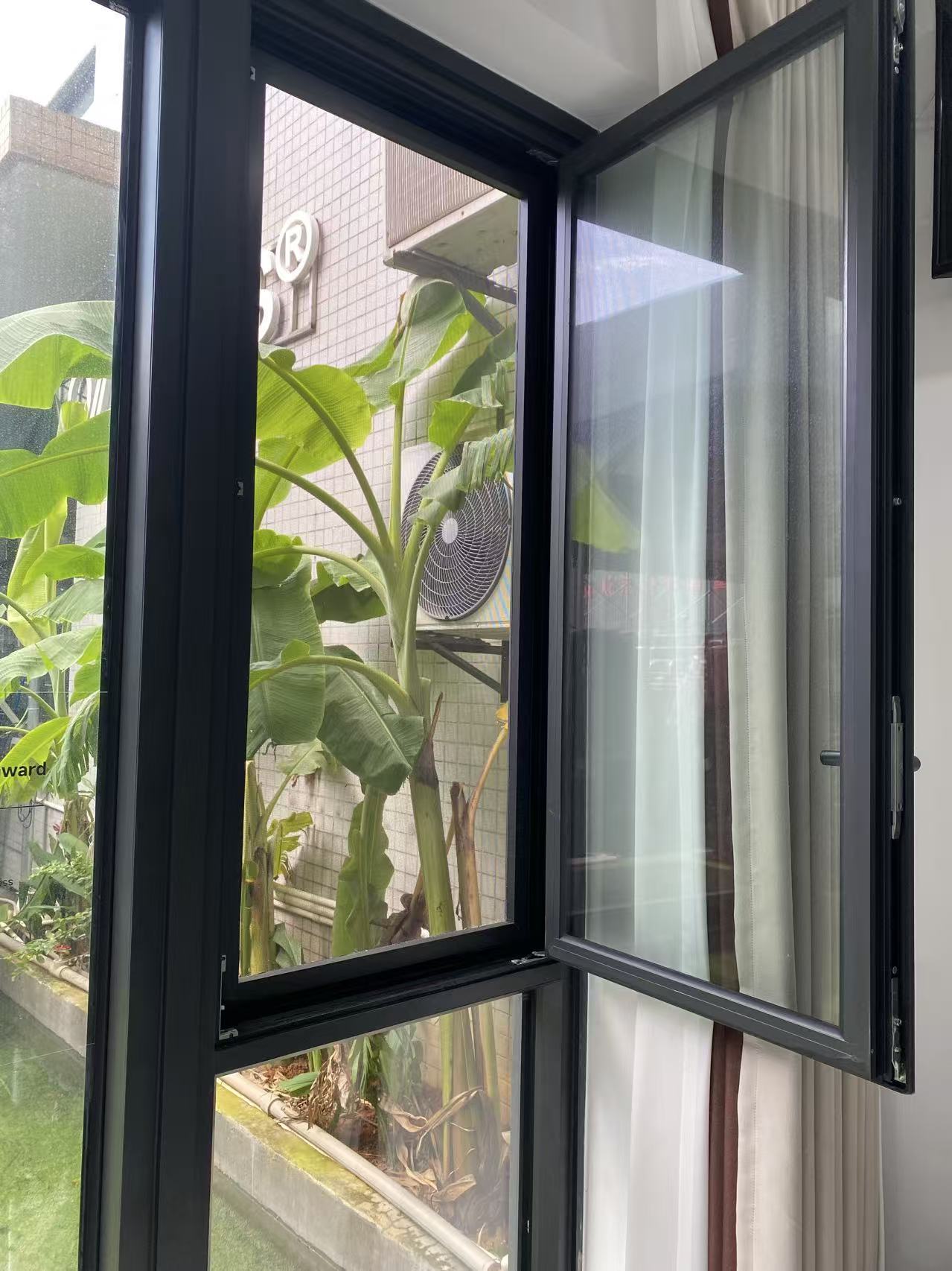 Double Inward Opening System Casement Window