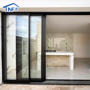 Custom Large Opening Panoramic Hurricane Impact Multi-Panel Aluminum Stacker Sliding Glass Doors