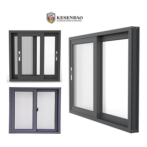 China Manufacturer Hurricane Impact Single Glaze Windows Aluminium Glass Sliding Windows