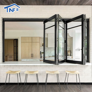 NF Modern Horizontal Folding Bifold Windows Aluminum Alloy