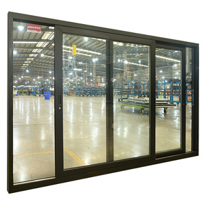 Hihaus Custom Residential Modern Double Glass Aluminium Stacking Sliding Window
