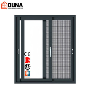 OUNA Aluminium Windows Doors House Exterior Aluminum Sliding Windows