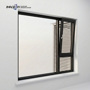 Modern Custom Aluminum Casement Tilt and Turn Window Soundproof Heat Insulation for House Hotel Apartment