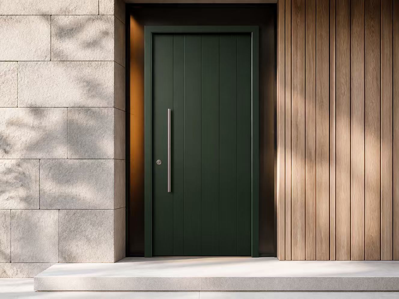 Architectural Heavy-Duty Glass Entrance Door