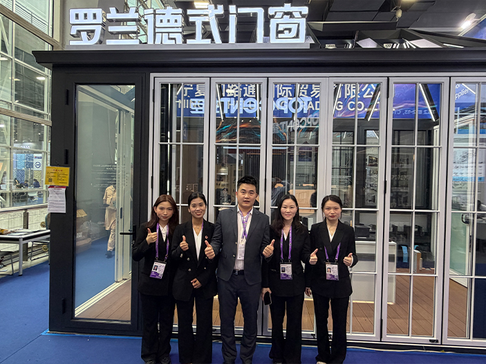Vexis Windows at an international trade exhibition